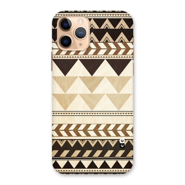 Wooden Printed Chevron Back Case for iPhone 11 Pro