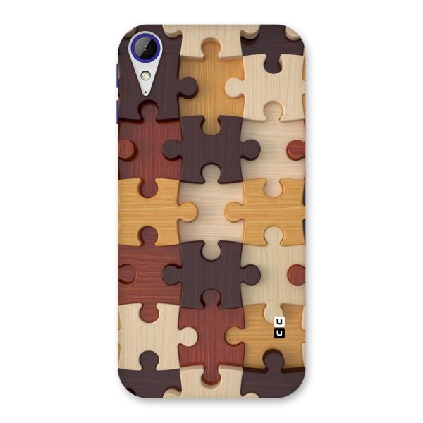 Wooden Puzzle (Printed) Back Case for Desire 830