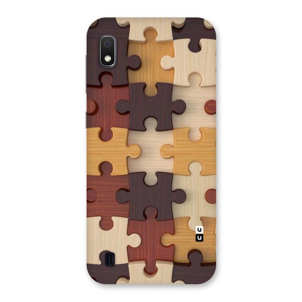 Wooden Puzzle (Printed) Back Case for Galaxy A10