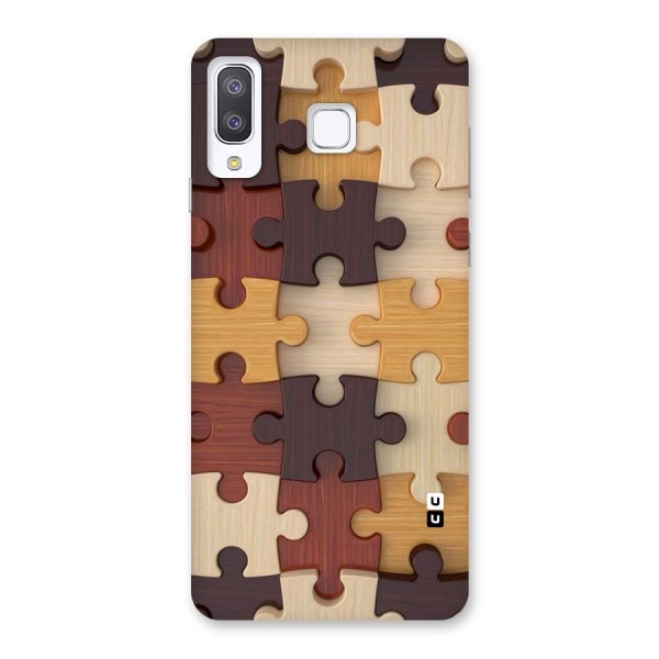 Wooden Puzzle (Printed) Back Case for Galaxy A8 Star