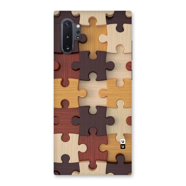 Wooden Puzzle (Printed) Back Case for Galaxy Note 10 Plus