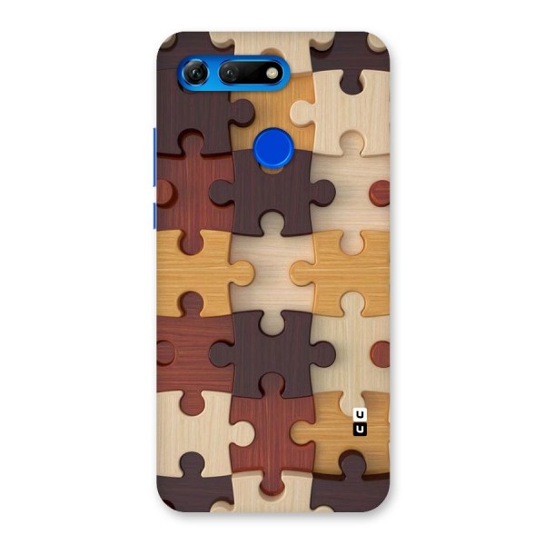 Wooden Puzzle (Printed) Back Case for Honor View 20
