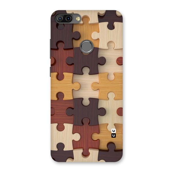 Wooden Puzzle (Printed) Back Case for Infinix Hot 6 Pro