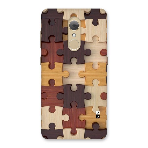 Wooden Puzzle (Printed) Back Case for Lenovo K8