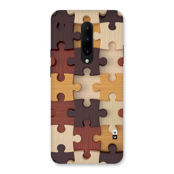 Wooden Puzzle (Printed) Back Case for OnePlus 7 Pro