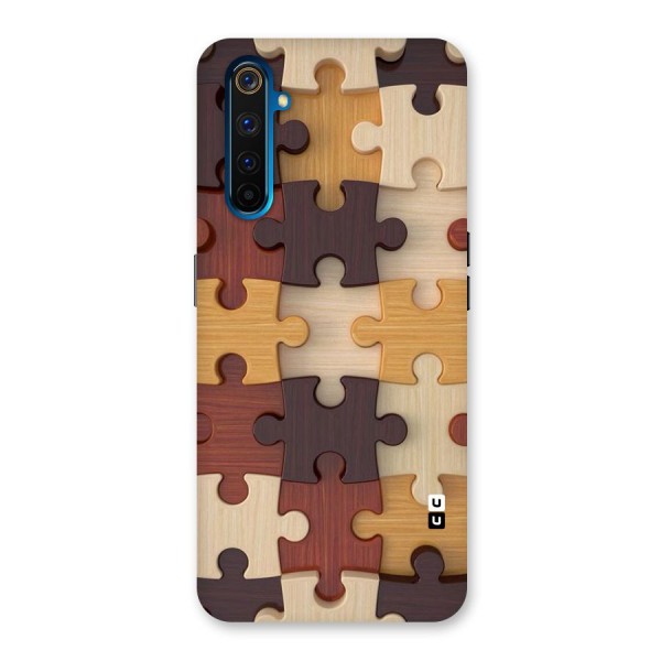 Wooden Puzzle (Printed) Back Case for Realme 6 Pro