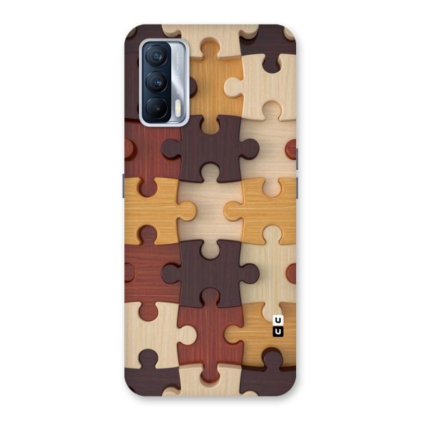 Wooden Puzzle (Printed) Back Case for Realme X7