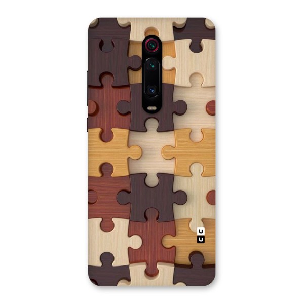 Wooden Puzzle (Printed) Back Case for Redmi K20 Pro