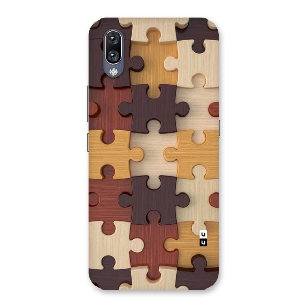 Wooden Puzzle (Printed) Back Case for Vivo NEX