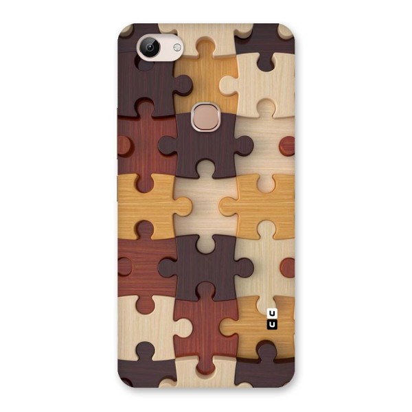Wooden Puzzle (Printed) Back Case for Vivo Y83