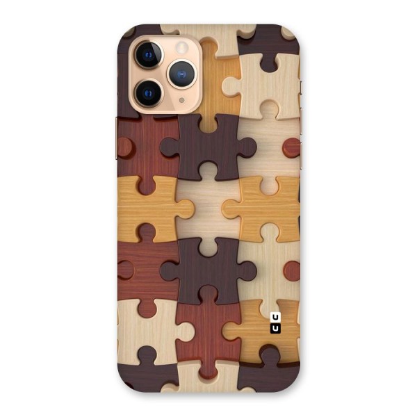 Wooden Puzzle (Printed) Back Case for iPhone 11 Pro