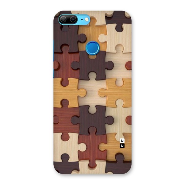 Wooden Puzzle (Printed) Back Case for Honor 9 Lite