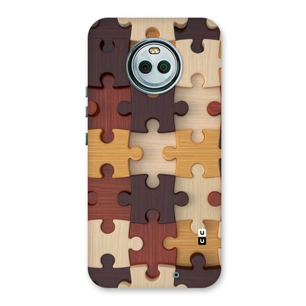 Wooden Puzzle (Printed) Back Case for Moto X4