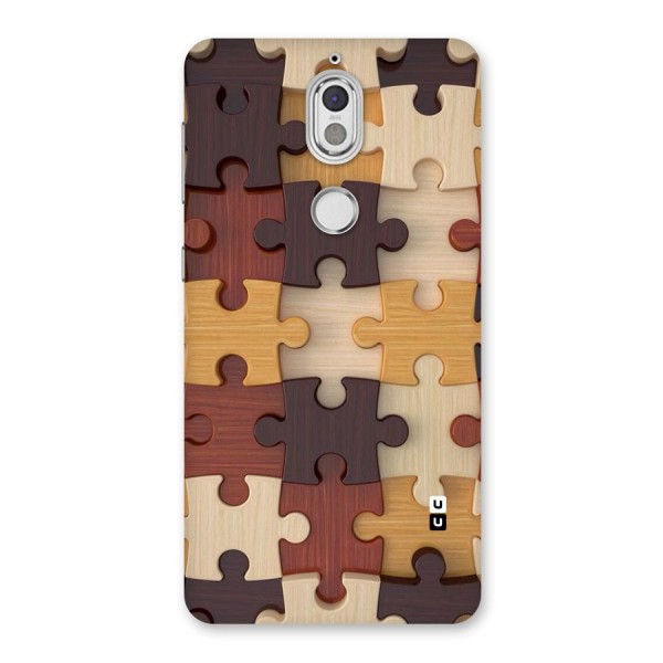 Wooden Puzzle (Printed) Back Case for Nokia 7