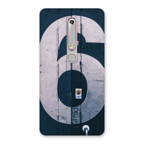 Wooden Six Back Case for Nokia 6.1