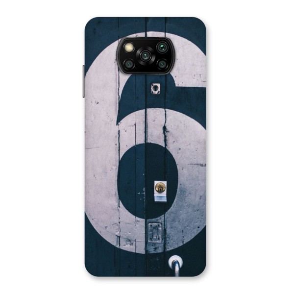 Wooden Six Back Case for Poco X3