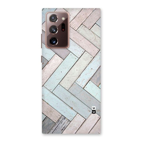 Wooden ZigZag Design Back Case for Galaxy Note 20 Ultra