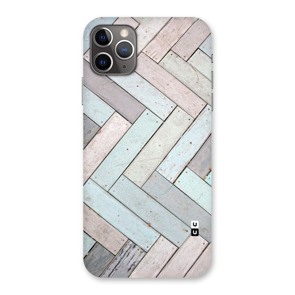 Wooden ZigZag Design Back Case for iPhone 11 Pro Max