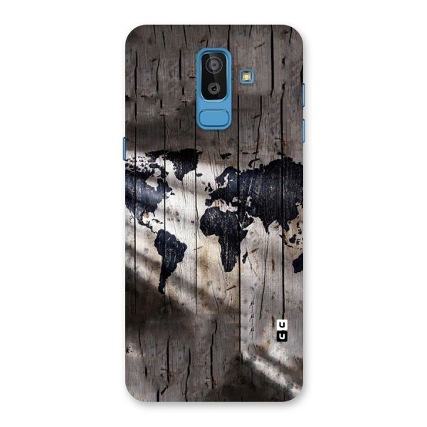 World Map Wood Design Back Case for Galaxy On8 (2018)