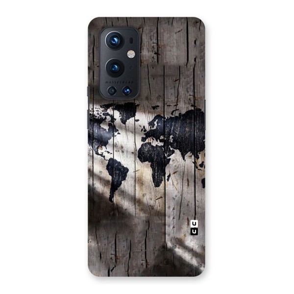 World Map Wood Design Back Case for OnePlus 9 Pro