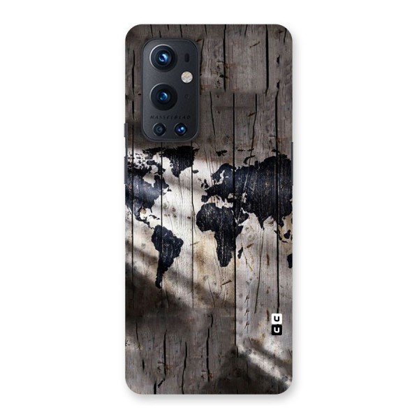 World Map Wood Design Back Case for OnePlus 9 Pro