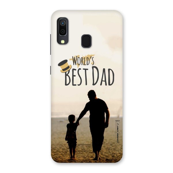 Worlds Best Dad Back Case for Galaxy A30