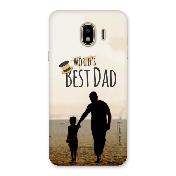 Worlds Best Dad Back Case for Galaxy J4