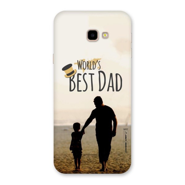 Worlds Best Dad Back Case for Galaxy J4 Plus