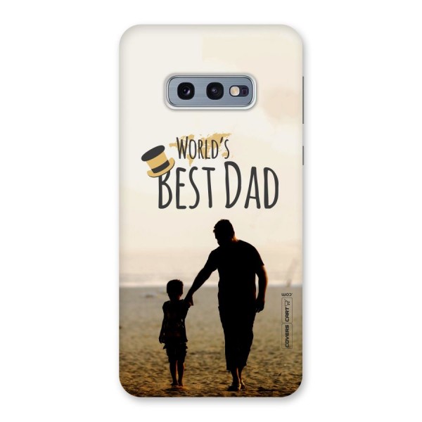 Worlds Best Dad Back Case for Galaxy S10e