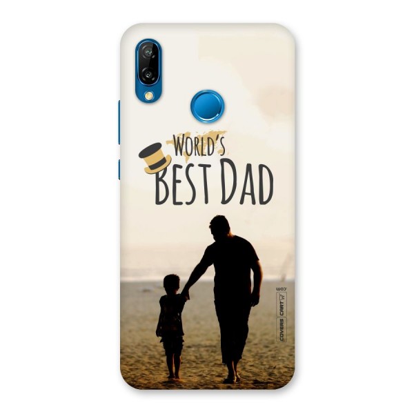 Worlds Best Dad Back Case for Huawei P20 Lite
