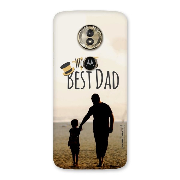 Worlds Best Dad Back Case for Moto G6 Play