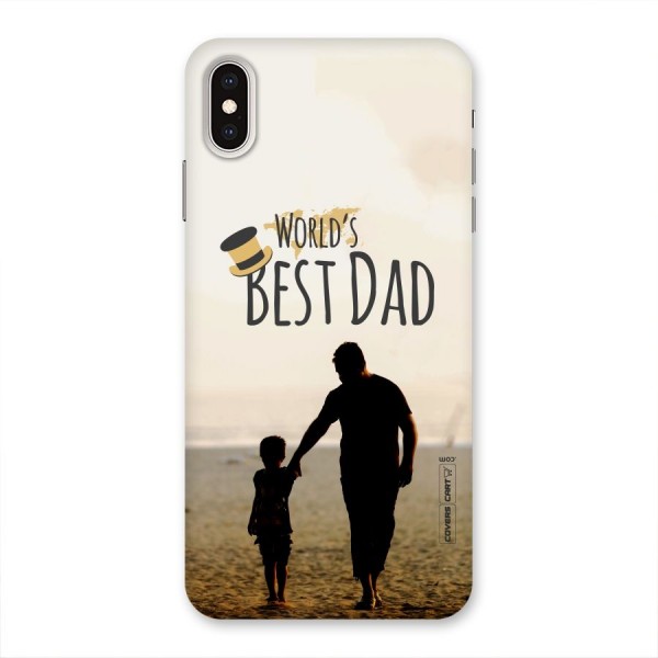 Worlds Best Dad Back Case for iPhone XS Max