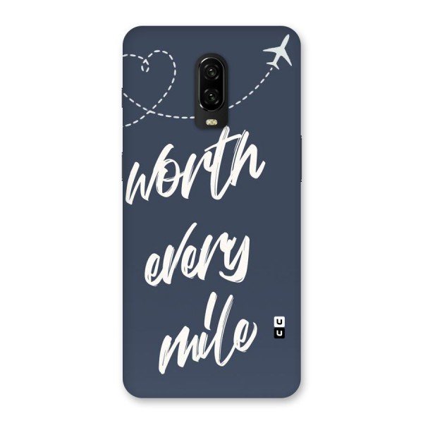 Worth Every Mile Back Case for OnePlus 6T