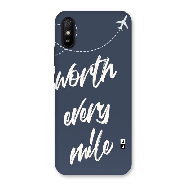 Worth Every Mile Back Case for Redmi 9i