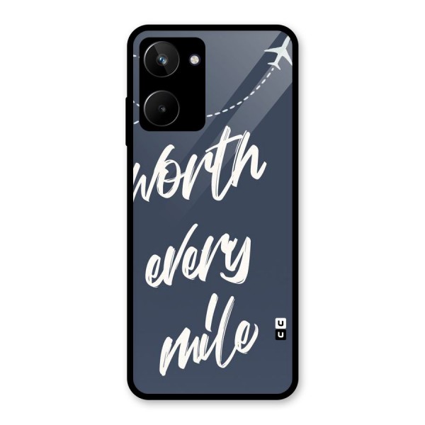 Worth Every Mile Glass Back Case for Realme 10