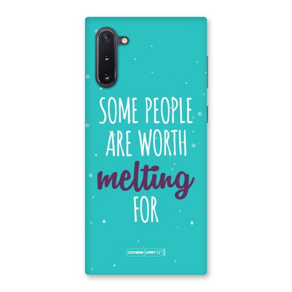 Worth Melting For Back Case for Galaxy Note 10