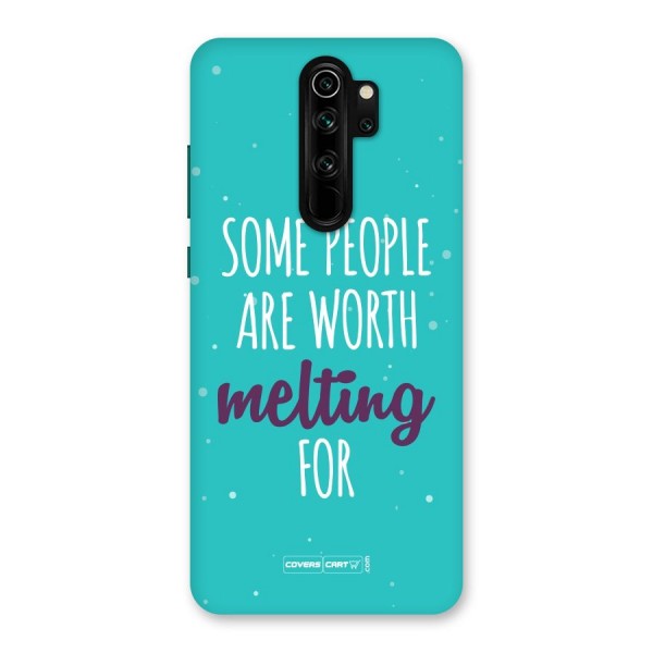 Worth Melting For Back Case for Redmi Note 8 Pro