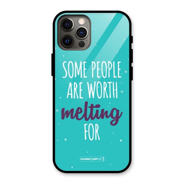 Worth Melting For Glass Back Case for iPhone 12 Pro