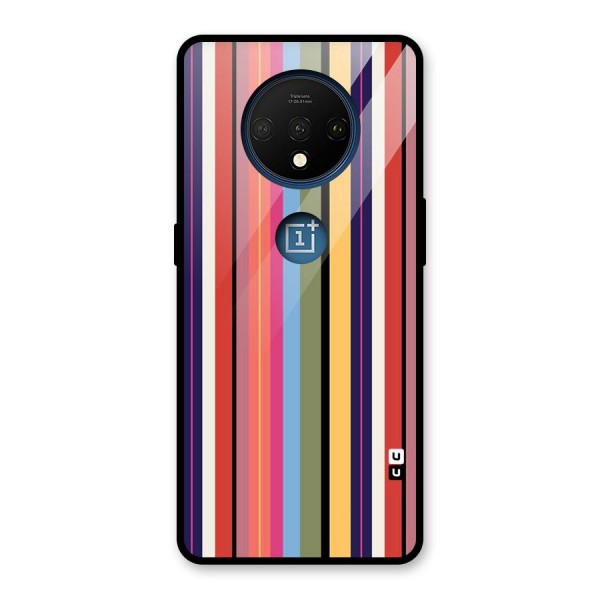 Wrapping Stripes Glass Back Case for OnePlus 7T