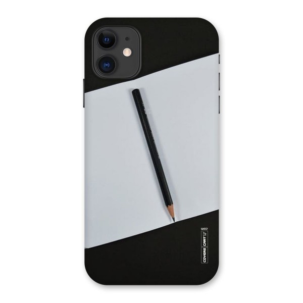 Write Your Thoughts Back Case for iPhone 11