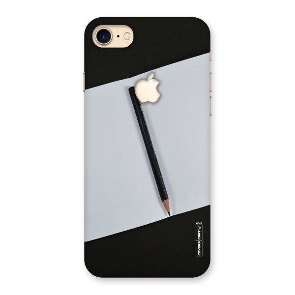 Write Your Thoughts Back Case for iPhone 7 Apple Cut