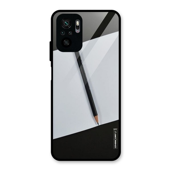 Write Your Thoughts Glass Back Case for Redmi Note 10