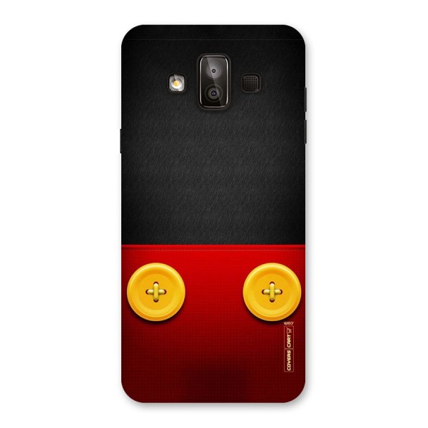 Yellow Button Back Case for Galaxy J7 Duo