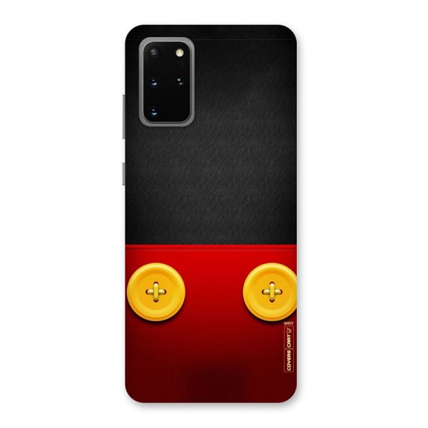 Yellow Button Back Case for Galaxy S20 Plus