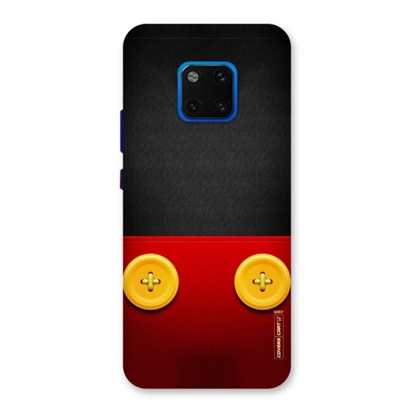 Yellow Button Back Case for Huawei Mate 20 Pro