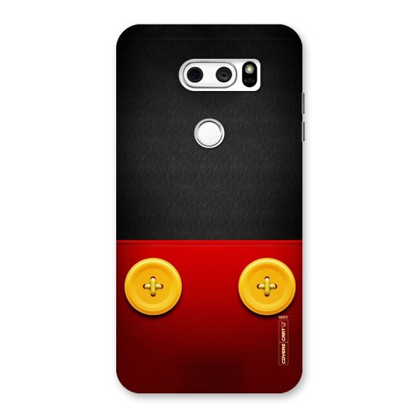 Yellow Button Back Case for LG V30