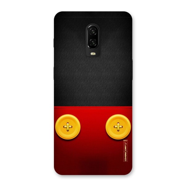 Yellow Button Back Case for OnePlus 6T