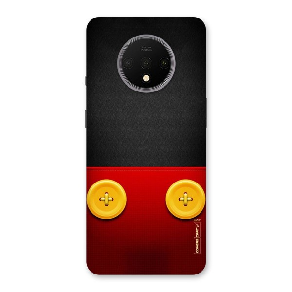 Yellow Button Back Case for OnePlus 7T