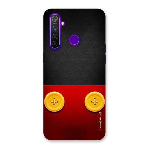 Yellow Button Back Case for Realme 5 Pro