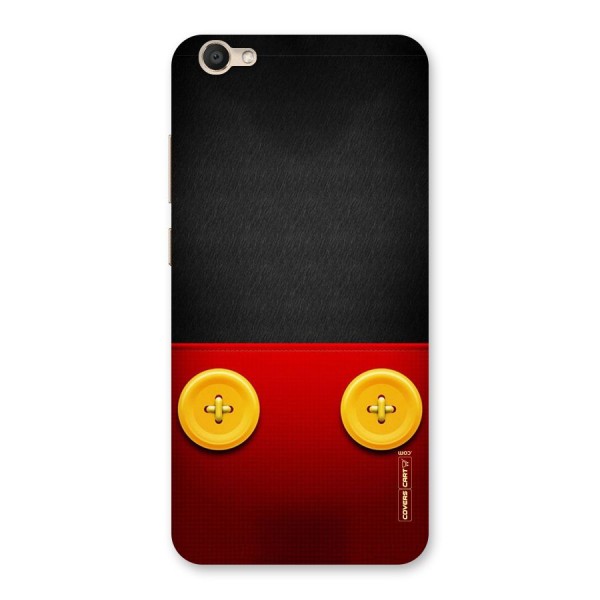 Yellow Button Back Case for Vivo Y67